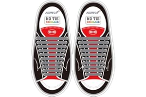 HOMAR Cordones Elásticos para Zapatillas Deporte Cordones Silicona para Niños y Adultos Cordones de Goma con 13 Colores Atacadores Elásticos