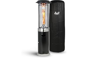 BALI OUTDOORS Chauffage de terrasse 11KW-chauffage de gaz extérieur-chauffage mobile avec housse de pluie