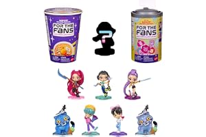 Mattel KPop Demon Hunters samlarfigur 10 cm (stilar kan variera) | Populära figurer med tillbehör och kort, snackstema, inspirerade av filmen, JRN50