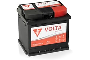 VOLTA BATERÍAS Bateria de Coche Classic - Borne +Dcha - Medidas Largo 207 x Ancho 175 x Alto 190 mm con 2 años de Garantía - Fabricación Europea. (45Ah 360A)
