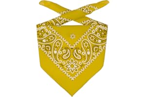 LIPODO Bandana da Uomo/Donna/Bambini - Fazzoletto in 100% Cotone - Fascia Multifunzione Taglia Unica (55 x 55 cm) - Diversi Colori - Una versatilità Senza confini