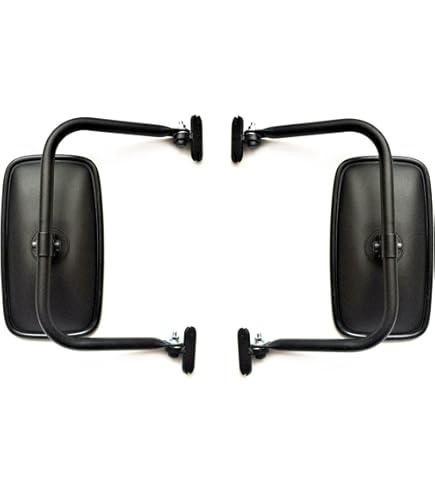 2 Specchietti Retrovisori Universali 232x145 Mm - Per Camion, Trattori, Escavatori