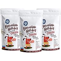Captain Zack Hawaiian Holiday Freeze-Dried Chicken Dog Treats| Safe For All Size & Age of Dogs| Made with Organic…