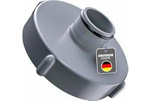 Adaptateur poolomio® pour tuyau d'aspiration de 32 mm | Adaptateur de tuyau d'aspiration pour connecter un aspirateur de sol/aspirateur de piscine à un système de filtration