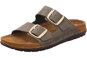 Rohde Träskor för kvinnor Rodigo-D 5865 | Pantoletter, natur, beige, spänne, minnesfotbädd, damer, skor