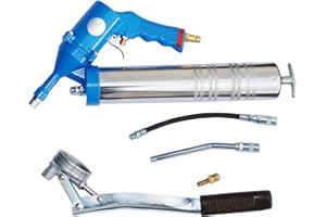 Güde 40053 Compressed Air Grease Gun Kit (Blue, 2-8 bar)