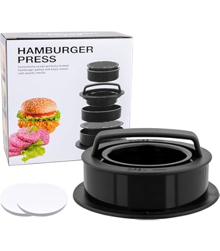 Rednas Hamburgerpers in giftbox - BBQ Accessoires - Hamburger Maker - 4