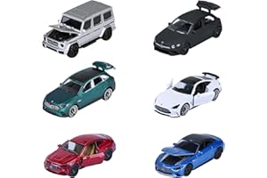 Majorette – Mercedes-AMG Premium Cars 6 Assortiti – Modellini Auto Sportive in Metallo Die-Cast, Collezione Premium con Parti Apribili, 8502100001, Giocattolo per Bambini dai 3 Anni in su