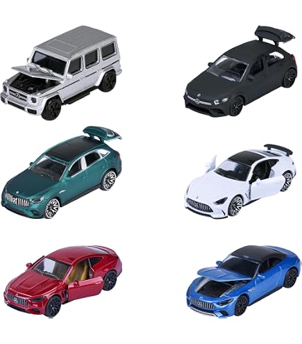 Mercedes-Benz GLC Welly – Modèle Miniature 12 Cm, Moteur à Friction, Portes Ouvrantes, Rouge Métallisé, Collection Ou Jeu !