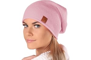 Mikos*Mütze Damen Beanie Frühling Strickmützen für Damen Chemo Damenmütze in Vielen Farben Stilvolle und Bequeme Kopfbedeckung für Frühling und Sommer Long Slouch Beanie mit hohem Tragecomfort (699)