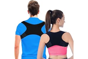 Vaunn Back Support for Posture Correction for Women and Men, Ergonomic Upper and Lower Back Pain Relief - Scoliosis, Round Back, Spine Correction