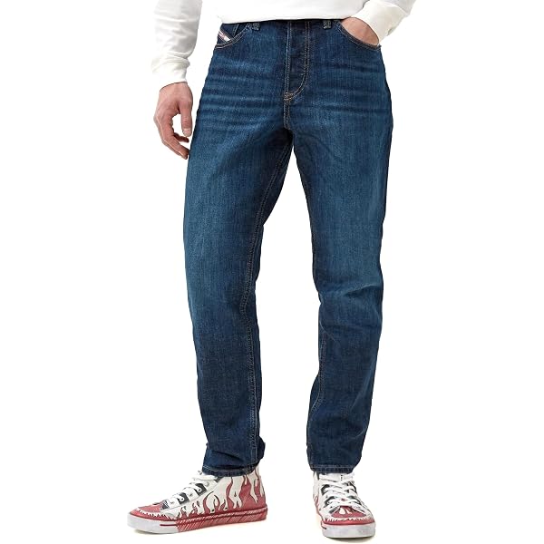 DIESEL 1979 Sleenker Uomo Skinny Fit Vita Bassa Jeans Scuro Grigio