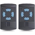 pepape Garage Door Remote Control Handheld Transmitter Replacement for HORMANN HSM4-868 HSE2-868 HS4-868 HSM2-868 Compatible with Hormann Blue Button 868MHz Gate Opener Fob 2 Pack