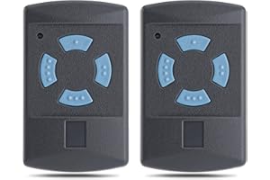 pepape Garage Door Remote Control Handheld Transmitter Replacement for HORMANN HSM4-868 HSE2-868 HS4-868 HSM2-868 Compatible with Hormann Blue Button 868MHz Gate Opener Fob 2 Pack