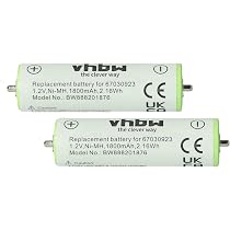 Vhbw 2x Ersatz-Akku Für Braun D-830, D-808, D-75i, D-12 Kameras – 500 MAh, 3,6 V Li-Ion
