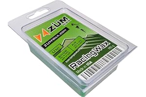 ZUMWax Iron-On Ski/Snowboard/Nordic/Cross-Country Wax, 140g, Any Temp, long-lasting, secret vanilla scent, Made in USA, PFAS-free. 100% hydrocarbon wax. Fast, durable, eco-friendly for all conditions!