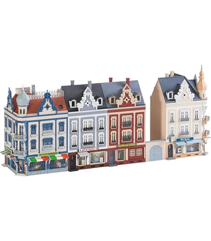 Faller FA 130702 - 2 Townhouses Beethovenstraße, Accessories for
