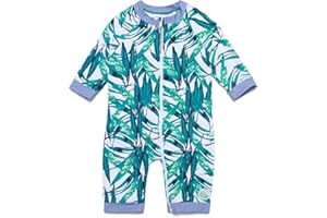 BONVERANO Traje baño bebé protección Solar UPF 50+ Cierre Cremallera Largo Completo