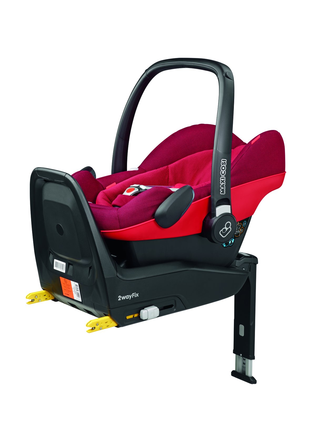red light on isofix base
