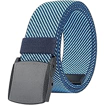 Cintura LionVII In Nylon Per Uomo - Regolabile, Fibbia Plastica YKK | Per Lavoro, Sport, Viaggi - Foto 3