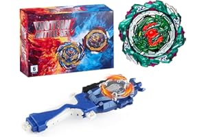 Wotean Bey Burst Turbo Blade Set, Trottola da Combattimento 4D Arena Metal Fusion, con Lanciatore Battling Top, Set Regalo per Bambini-B-198
