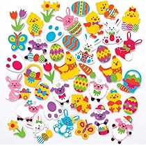 Adesivo di Pasqua per bambini - 500 pezzi di disegni di uova di Pasqua, scatole regalo | Adesivi di copertura, adesivi per rotoli di Pasqua felici per carte, scrapbooking, artigianato, regalo, regali