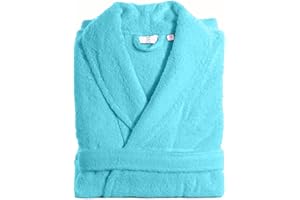 JASMIN ELINOR MENS LADIES UNISEX EGYPTIAN COTTON 500 GSM TERRY TOWELLING SHAWL COLLAR HOODED BATHROBE