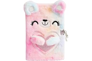 DERJDISF Diario Secreto con Candado para Niña – Fantástico Unicornio Juego de Mesa, Diario Unicornio Niña con Joyero, Diario Top Model Código Secreto de Plush Unicornio, Obsequio Ideal para Niñas