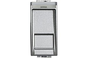 Bticino SNT4279C5ENF Livinglight-Toma de Red Light, RJ45, Gris Tech