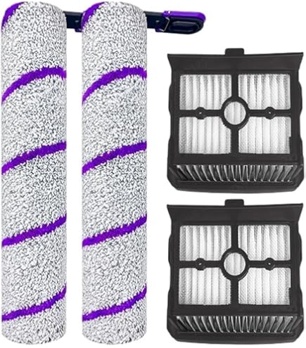 Kit Ricambio IFloor 3: 1 Spazzola Rotante + 2 Filtri HEPA Per Tineco Floor One S3 E IFloor 3