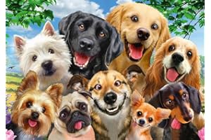 Schmidt, Dog Selfie Puzzle - 500pc, Puzzle, Ages 12+, 1 Players