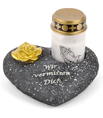 Grafdecoratie - grafaccessoire - RVS hart