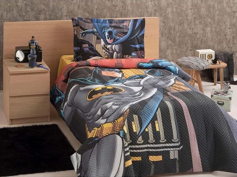 Özdilek Tek Kişilik Kapitone Nevresim Takımı Batman Yellow