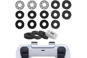 SAKERR Precision Rings, 18Pcs Sponge Rings Aim Assist Rings Sponge Rings for Controller, Soft Easy Hard Perforating Hard 4 Different Strength Controller Accessories dor PS4/PS5 Pro Xbox PSportal