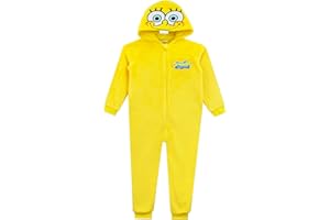 SPONGEBOB SQUAREPANTS Grenouillère | Enfants Bob L'Eponge Grenouillère | Pyjamas pour Garçons