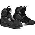 SHIMA EDGE VENTED Motorbike Boots for Men Ventilated Leather Shoes Summer Leather ATOP Motorcycle Short Ankle Protector Urban Bike Casual Classic Riding Motor Boot