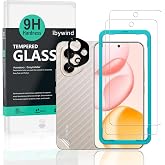 Ibywind Screen Protector for Honor 400 5G, 2 Pieces 9H Hardness Tempered Glass and Camera Lens Protector, Easy to Install, Co
