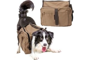PSSOPP Hffheer Dog Pack Hound Backpack Zaino Multifunzione per Cani Borsa da Sella da Viaggio Escursionismo Attrezzatura da Passeggio Zaino per Animali da Compagnia per Cani di Taglia Media e Grande