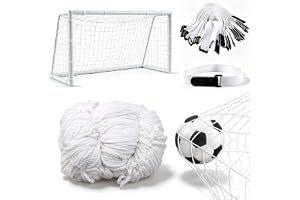 Fotboll målnät 3x2 m polypropylenfiber ersättningsnät för trädgård, strand, park, träning och matcher