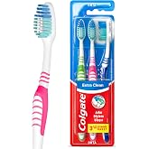 Colgate Extra Clean Dil Temizleyicili Arka Dişlere Uzanan Orta Diş Fır&ccedil;ası 3'l&uuml; Ekonomik Paket