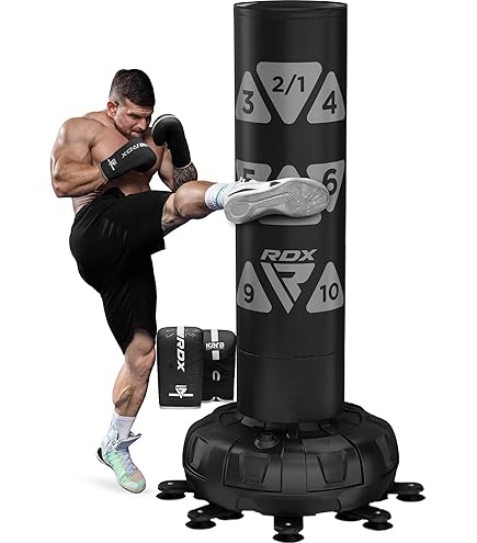 Sacco Da Boxe Nero 180 Cm - Perfetto Per Fit Boxe E Arti Marziali - Foto 6