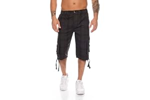 KENDINDZA COLLECTION Kendindza Hombres Pantalones Cortos Bermuda Cargo Leisure Shorts M - 4XL