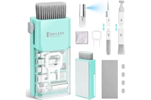 Ordilend 10 in 1 Kit Pulizia Tastiera pc Computer Laptop Spazzola Pulisci Schermo per Tablet Auricolari Bluetooth Smartphone Earbuds Headphones Fotocamera con brevetto