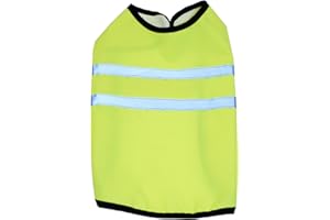 PET GEAR INC Pet Gear High Visibility Dog Jacket in Green Cosy Outdoor Coat Warm Reflective Adjustable Fit Easy to Wear for Large Medium and Small Breeds 20”