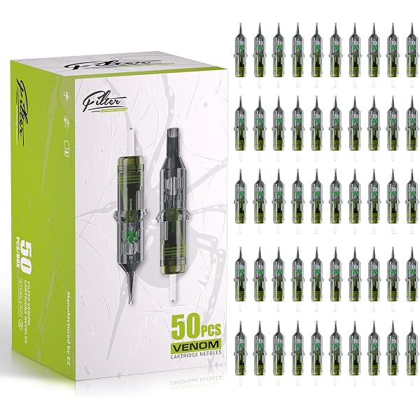 EZ EPIC Tattoo Cartridge Nadeln - 8 Stück #12 (49M1) Standard