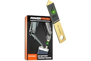 Galvanox Battery Voltage Tester Designed for Leatherman Multitools (Flat-Bit Slot Accessory) DC Voltage Meter, 2.5VDC to 30VDC