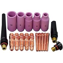 RIVERWELD TIG-Schweißzubehör-Set – 62 Teile Für WP 17, 18, 26 Brenner