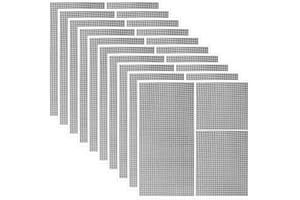 ZILZUFA Set Di Ripara Zanzariera, Ripara Zanzariera, Patch Di Riparazione Dello Schermo Della Finestra, Impermeabile e Adesivo per La Riparazione Di Zanzariere e Schermi