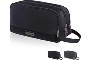 Coronel Tapiocca - Neceser Viaje para Hombre | Bolsa de Aseo compacta con 3 Compartimentos, Ideal para Viaje, Trabajo, Deporte o Vacaciones