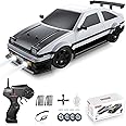 Hylukon Remote Control Car, 1:16 Scale 2.4G RC Drift Car, High Speed 4WD Racing Car with LED Lights Spray Function Remote Control Drift Car for Adults Boys Girls Kids